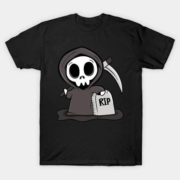 Grim Reaper T-Shirt by valentinahramov